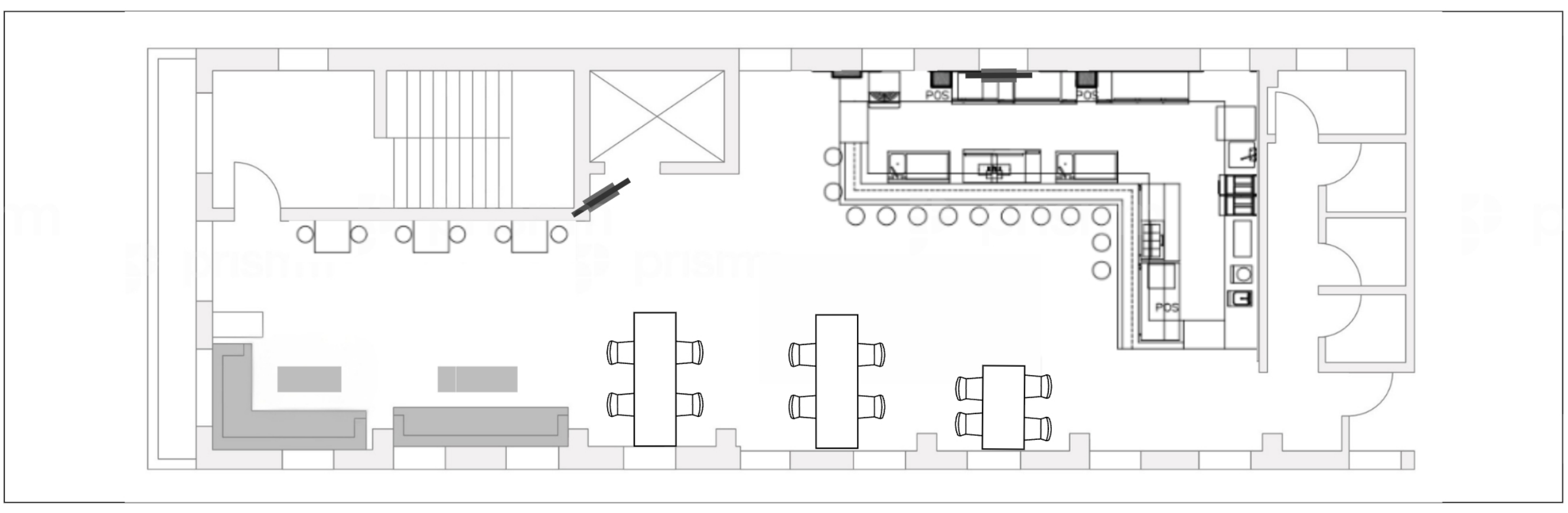 Architectural baseline floor plan